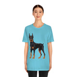 Doberman Pinscher Unisex Jersey Short Sleeve Tee