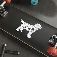 Labrador Retriever Die-Cut Stickers, 5 Sizes, Water Resistant Vinyl, Indoor/Outdoor Use, Matte Finish, FREE Shipping, Made in USA!!