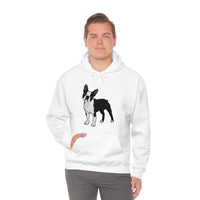 Boston Terrier Unisex Heavy Blend™ Hooded Sweatshirt, S - 5XL, 12 Colors, Cotton/Polyester, FREE Shipping, Made in USA!!