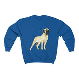 Mastiff Unisex Heavy Blend™ Crewneck Sweatshirt, S-5XL, 10 Colors Available, 50% Cotton, 50% Polyester, Made in the USA!!