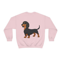 Dachshund Unisex Heavy Blend™ Crewneck Sweatshirt, S - 2XL, 14 Colors, Cotton/Polyester, Medium Fabric, FREE Shipping, Made in USA!!