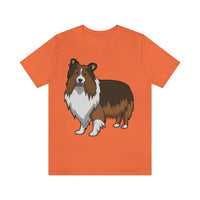 Shetland Sheepdog Unisex Jersey Short Sleeve Tee