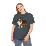 Shetland Sheepdog Unisex Heavy Cotton Tee