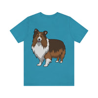 Shetland Sheepdog Unisex Jersey Short Sleeve Tee