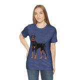 Doberman Pinscher Unisex Jersey Short Sleeve Tee