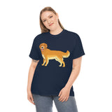 Golden Retriever Unisex Heavy Cotton Tee