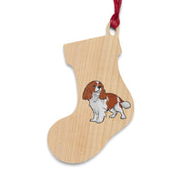 Cavalier King Charles Spaniel Wooden Ornaments, 6 Shapes, Magnetic Back, FREE Shipping, Made in USA!!