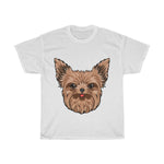 Yorkshire Terrier Unisex Heavy Cotton Tee