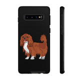 Ruby Cavalier King Charles Spaniel Tough Cases, Matte/Glossy, Outer Shell, 2 Layer Case For Protection, Over 30 Cases!!