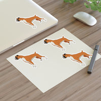 Boxer Sticker Sheets, 2 Image Sizes, 3 Image Surfaces, Water Resistant Vinyl, FREE Shipping, Made in USA!!