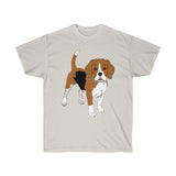 Beagle Unisex Ultra Cotton Tee, S - 5XL, 9 Colors, FREE Shipping, Made in USA!!