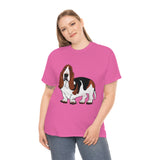 Basset Hound Unisex Heavy Cotton Tee, S - 5XL, 12 Colors, 100% Cotton, FREE  Shipping, Made in USA!!