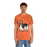 Basset Hound Unisex Jersey Short Sleeve Tee, XS - 3XL, 14 Colors, FREE Shipping, Made in USA!!