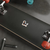 Dachshund Die-Cut Stickers, Water Resistant Vinyl, 5 Sizes, Matte Finish, Indoor/Outdoor, FREE Shipping, Made in USA!!