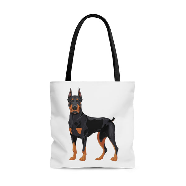 Doberman Pinscher AOP Tote Bag