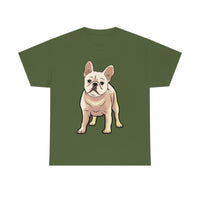 French Bulldog Unisex Heavy Cotton Tee, S - 5XL, 12 Colors, Light Fabric, FREE Shipping, Made in USA!!