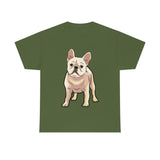 French Bulldog Unisex Heavy Cotton Tee, S - 5XL, 12 Colors, Light Fabric, FREE Shipping, Made in USA!!