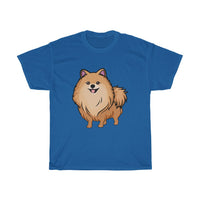 Pomeranian Unisex Heavy Cotton Tee, Made in USA