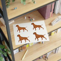 Rhodesian Ridgeback Sticker Sheets, 2 Sizes, Water Resistant Vinyl, Indoor/Outdoor, FREE Shipping, Made in USA!!