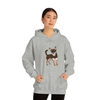 Chihuahua Unisex Heavy Blend Hooded Sweatshirt, Cotton/Polyester, S- 5XL, 13 Colors, Free Shipping, Made In Usa!!