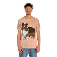 Shetland Sheepdog Unisex Jersey Short Sleeve Tee