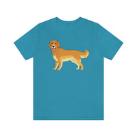 Golden Retriever Unisex Jersey Short Sleeve Tee