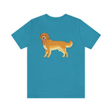 Golden Retriever Unisex Jersey Short Sleeve Tee