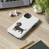 Dachshund Case Mate Tough Phone Cases, Impact Resistant, Wireless Charging, FREE Shipping, Made in USA!!