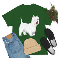 West Highland White Terrier Unisex Heavy Cotton Tee, S - 5XL, Cotton, FREE Shipping, Made in USA!!