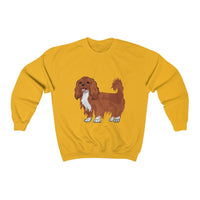 Ruby Cavalier King Charles Spaniel Unisex Heavy Blend™ Crewneck Sweatshirt, S - 3XL, 11 Colors, Cotton/Polyester, Made in the USA!!