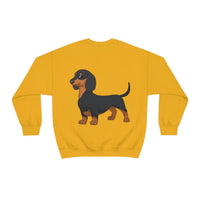 Dachshund Unisex Heavy Blend™ Crewneck Sweatshirt, S - 2XL, 14 Colors, Cotton/Polyester, Medium Fabric, FREE Shipping, Made in USA!!