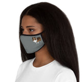 Shetland Sheepdog Fitted Polyester Face Mask