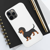 Dachshund Case Mate Tough Phone Cases, Impact Resistant, Wireless Charging, FREE Shipping, Made in USA!!