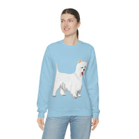 West Highland White Terrier Unisex Heavy Blend™ Crewneck Sweatshirt, S - 5XL, Cotton/Polyester, FREE Shipping, Made in USA!!