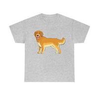 Golden Retriever Unisex Heavy Cotton Tee
