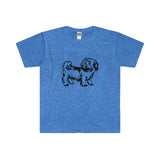 Shih Tzu Men's Fitted Short Sleeve Tee