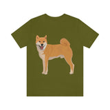 Shiba Inu Unisex Jersey Short Sleeve Tee, S - 3XL, 16 Colors, 100% Cotton, Light Fabric, FREE Shipping, Made in USA!!