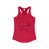 Labrador Retriever Tank Tops for Women Ideal Racerback Tank