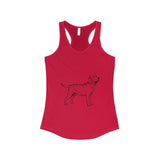 Labrador Retriever Tank Tops for Women Ideal Racerback Tank