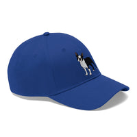 Boston Terrier Unisex Twill Hat, Cotton Twill, Adjustable Velcro Closure, FREE Shipping, Made in USA!!