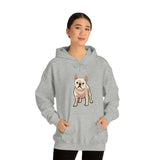 French Bulldog Unisex Heavy Blend Hooded Sweatshirt, S - 5XL, 12 Colors, FREE Shipping, Made in USA!!