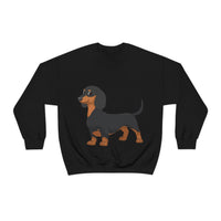 Dachshund Unisex Heavy Blend™ Crewneck Sweatshirt, S - 2XL, 14 Colors, Cotton/Polyester, Medium Fabric, FREE Shipping, Made in USA!!