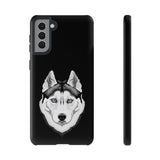 Siberian Husky Tough Cell Phone Cases, 33 Types of Cases, 2 Layer Case, Impact Resistant, FREE Shipping, Made in USA!!