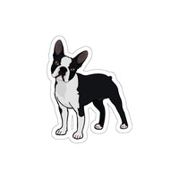 Boston Terrier Die-Cut Stickers, Water Resistant Vinyl, 5 Sizes, Matte Finish, Indoor/Outdoor, FREE Shipping, Made in USA!!