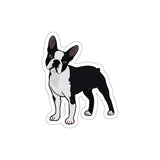Boston Terrier Die-Cut Stickers, Water Resistant Vinyl, 5 Sizes, Matte Finish, Indoor/Outdoor, FREE Shipping, Made in USA!!