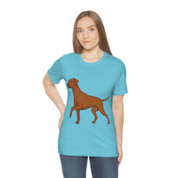 Rhodesian Ridgeback Unisex Jersey Short Sleeve Tee, S - 3XL, 16 Colors, Light Fabric Cotton, FREE Shipping, Made in USA!!