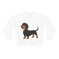 Dachshund Unisex Heavy Blend™ Crewneck Sweatshirt, S - 2XL, 14 Colors, Cotton/Polyester, Medium Fabric, FREE Shipping, Made in USA!!