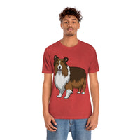 Shetland Sheepdog Unisex Jersey Short Sleeve Tee