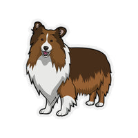 Shetland Sheepdog Kiss-Cut Stickers