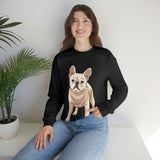 French Bulldog Unisex Heavy Blend Crewneck Sweatshirt, S - 3XL, 6 Colors, Loose Fit, Cotton/Polyester, FREE Shipping, Made in USA!!